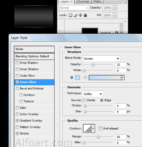 Black design for your site. Mouse-over Buttons with JavaScript + psd*