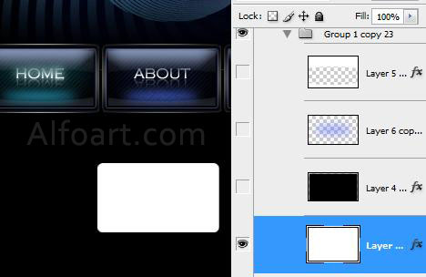 Black design for your site. Mouse-over Buttons with JavaScript + psd*