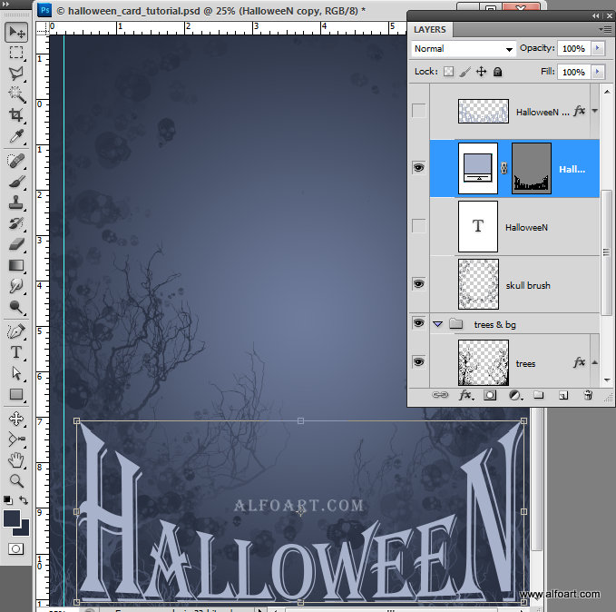 Halloween Card How to create letters from pumpkin image with photoshop Free pumpkin brushes