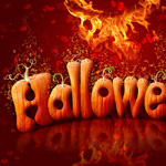 Halloween Style Font, How to create letters from pumpkin image