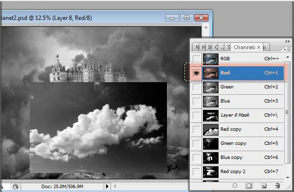 1%20%2835%29 Hướng Dẫn Photoshop: Lâu Đài Trên Mây