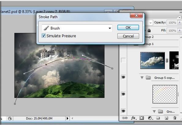 1%20%2845%29 Hướng Dẫn Photoshop: Lâu Đài Trên Mây