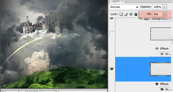 Học 1%20%2849%29 Xây Dựng Tòa Lâu Đài trên Mây trong Photoshop