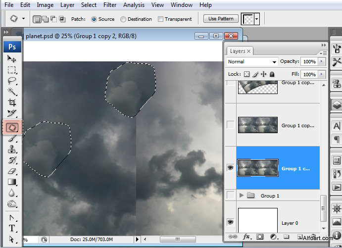 1%20%285%29 Hướng Dẫn Photoshop: Lâu Đài Trên Mây