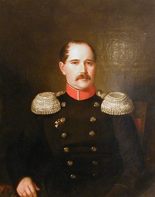 Portrait of P. K. Alexandrov by an unknown artist, after 1844.