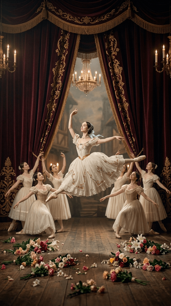 The ballet 'Hertha' (Gerta) with the legendary Marie Taglioni