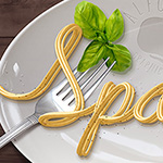 Spaghetti Text Effect.Learn how to create realistic pasta, noodles or spaghetti effect using Mixer Brush Tool. This pretty simple technique may help you to create different tubes, pipes, cords, ropes effects without using 3D software.