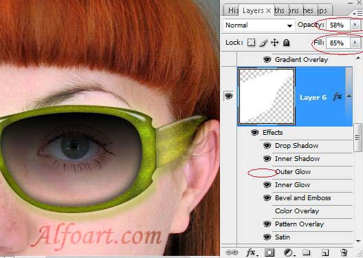 Crazy kiwi sunglasses photoshop tutorial