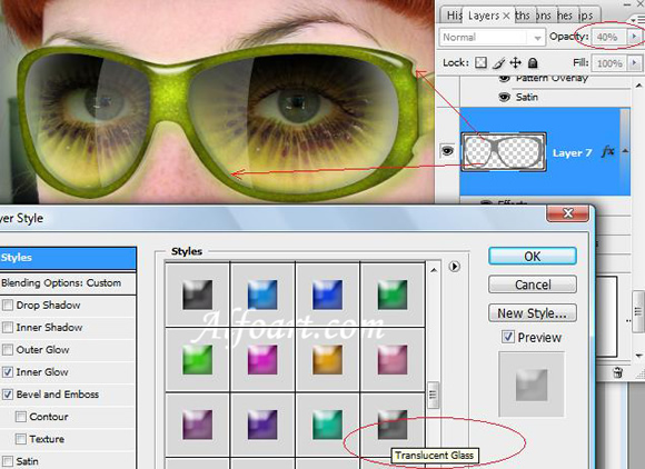 Crazy kiwi sunglasses photoshop tutorial